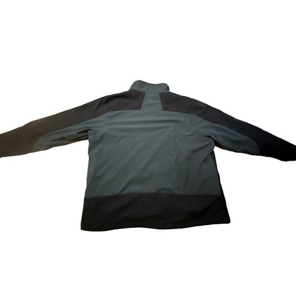 Black Gray Gravel Gear Mens Insulated Soft Shell Jacket Size X-Large - Picture 12 of 14